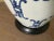 1990s Large Blue & White Ginger Jar Lamp on Black Base For Sale - Image 12 of 13