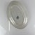 Oval Earthenware Platter with Lauriers Pattern from Moulins des Loups, 1900s For Sale - Image 4 of 8