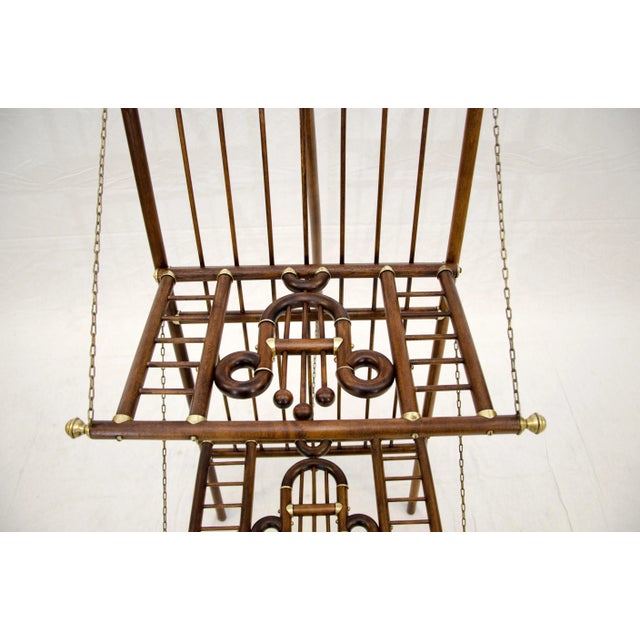 Victorian Fretwork 'Stick & Ball' Magazine or Book Stand For Sale - Image 11 of 13