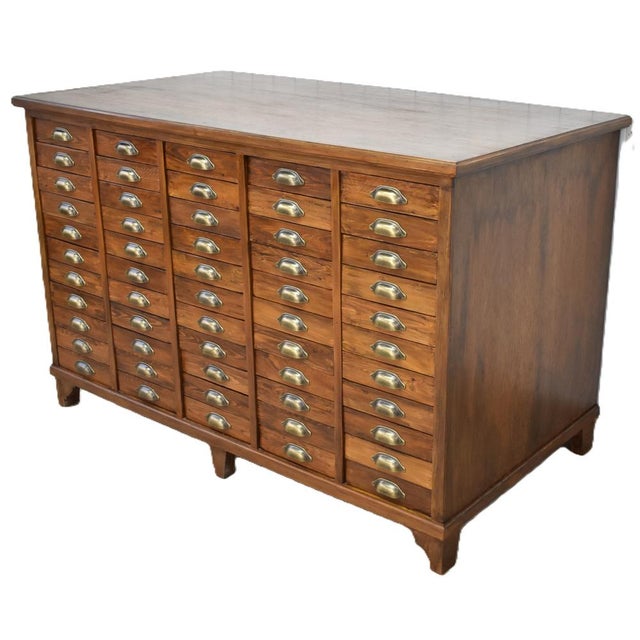 Wood Vintage Wood Chest of Drawers For Sale - Image 7 of 10