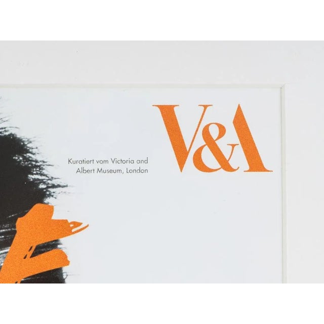 Orange David Bowie Exhibition Poster For Sale - Image 8 of 14