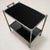 Vintage Service Trolley in Aluminium and Glass, Italy, 1960s For Sale - Image 6 of 9