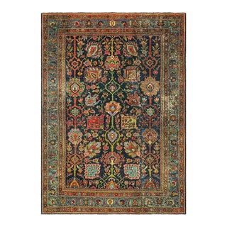 Late 19th-Century W. Persian Bijar Carpet ( 4' 9" x 7' - 145 x 213 ) For Sale