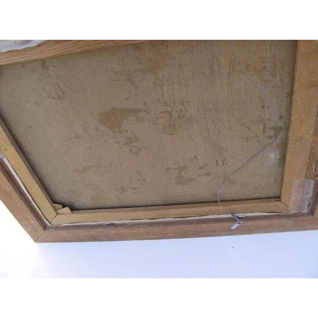 Portraiture 1920s "Portrait of a Girl in Pink" Oil Painting, Framed For Sale - Image 3 of 6