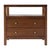 Nora 28 in. W Rectangular 2 Drawer Wide Nightstand with Open Shelf, Walnut For Sale In Chicago - Image 6 of 11
