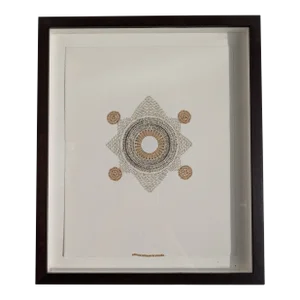 “Hymn to Tara” by Meg Hitchcock – Framed Collage of Sacred Texts