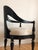 Danish Cabinetmaker Armchair, 1860s, Black Lacquer With Gold Decoration, Brass Castors, Empire/Biedermeier For Sale - Image 16 of 18
