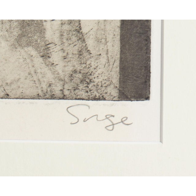 Mid 20th Century “Studio” Abstract Aquatint Print by Walter Sorge For Sale - Image 5 of 9
