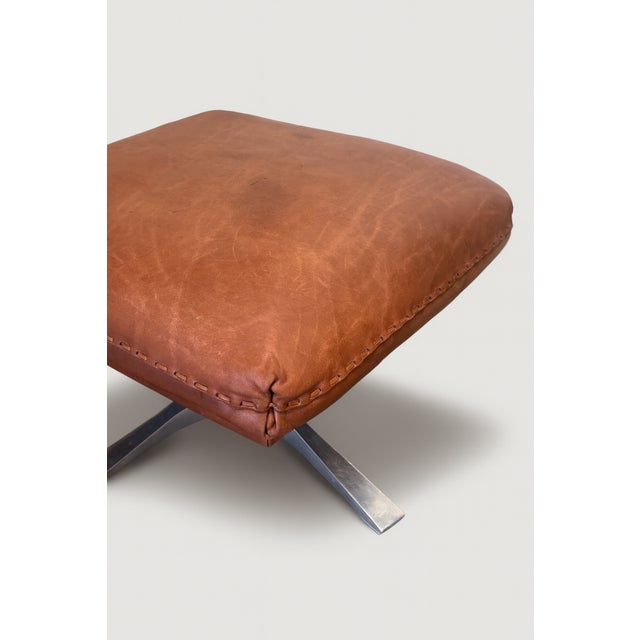 Set of Vintage DS-31 Lounge Chair and Ottoman from de Sede, 1980 For Sale - Image 4 of 6