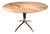Mid-Century Round Table with Marble Top from Melchiorre Bega, 1950s For Sale