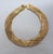 American Vintage Signed Napier Goldtone Collar Necklace For Sale - Image 3 of 8