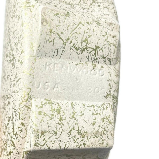 Mid-Century Modern Kashani Crescent Pink & Gold Centerpiece Tray by Kenwood for Shawnee For Sale - Image 11 of 11