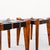 Wood Vintage 1960s Sculptural Stools in Solid Teak & Saddle Leather Attributed to Edmond Spence For Sale - Image 7 of 15