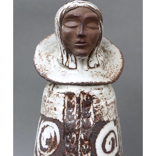 French Ceramic Table Lamp by Albert Thiry, 1970s For Sale - Image 14 of 18