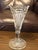 1900 - 1909 1900s Early American Pressed Glass Trumpet Vase - Star and File Pattern For Sale - Image 5 of 10