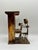 Mid-Century Modern Vintage Sanyo Music Box Copper Piano Player Sculpture Wind Up Music Box For Sale - Image 3 of 6