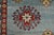 Blue Kazak Rug 10’1” X 13’6” Blue Wool Tribal Hand-Knotted Oriental Carpet For Sale - Image 8 of 15