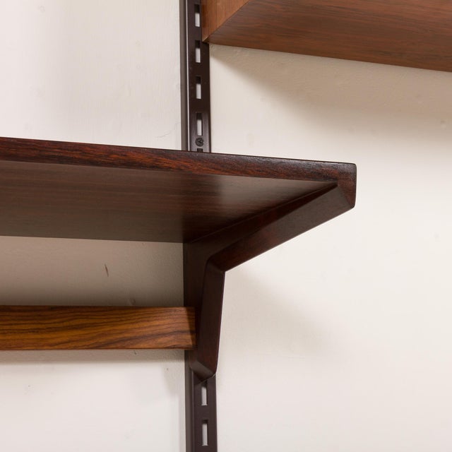 Rosewood Wall Unit by Kai Kristiansen for FM Mobler, Denmark, 1960s For Sale - Image 14 of 16