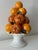 Vintage Mid Century Italian Majolica Orange Topiary Centerpiece For Sale - Image 4 of 12