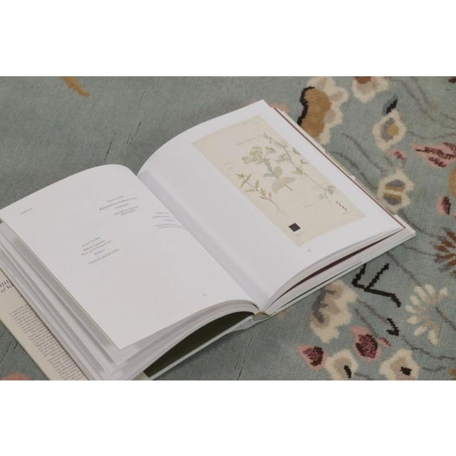 Rug & Kilim’s Chinese Art Deco Inspired Rug, Misty Blue With Floral Landscape For Sale - Image 9 of 10