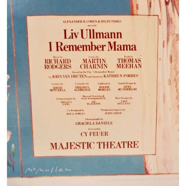 American I Remember Mama Theater Show Poster For Sale - Image 3 of 7