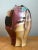 Ceramic Vintage Abstract Drip Glaze Ceramic Vase For Sale - Image 7 of 12