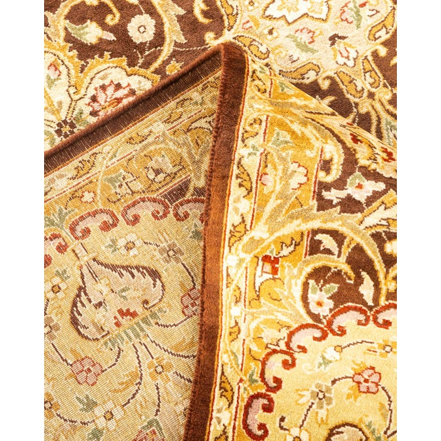 Mogul Hand-Knotted Area Rug - Brown, 8' 1" x 10' 4" For Sale In New York - Image 6 of 8