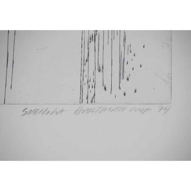 Sheigla Hartman, Waiting for the Sun to Rise, Original Etching For Sale - Image 7 of 9