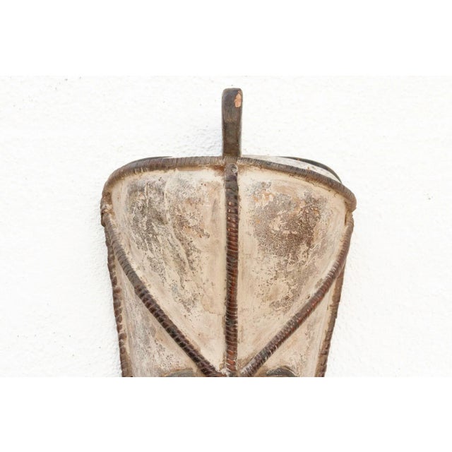 Textile Authentic Large Fang Mask With Ritual Ropework For Sale - Image 7 of 9
