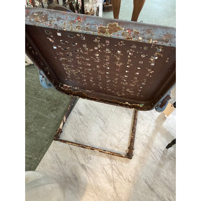 Rustic Outdoor Metal Chairs, a Pair Chairish