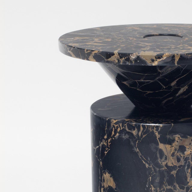 Modern Modern Handcrafted Coffee Table in Italian Marble by Karen Chekerdjian For Sale - Image 3 of 12