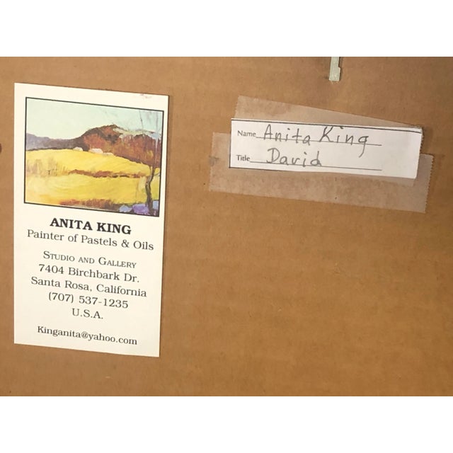 Mid Century Pastel Portrait of a Young Man For Sale In San Francisco - Image 6 of 8