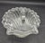 Vintage 1950s Crystal Glass Clam Shell Candy Dish Jewelry Trinket Box W Lid For Sale - Image 4 of 7