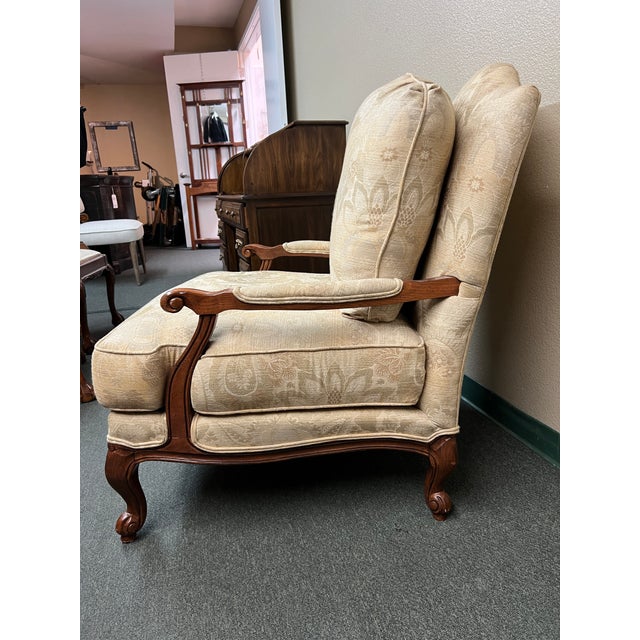 Ethan Allen Custom Harris Bergere Chair Chairish