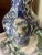 Traditional Late 19th Century Blue and White German Pottery Vase For Sale - Image 3 of 9