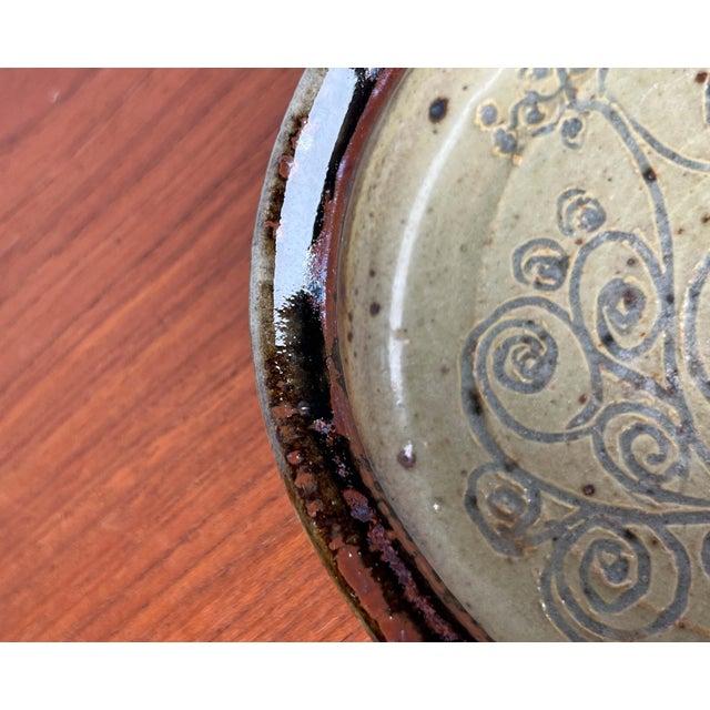 Mid-Century Modern Danish Studio Pottery Bowl by Bente Lemche, 1960s For Sale - Image 13 of 18