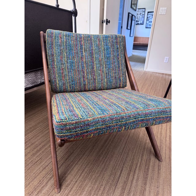 Mid-Century Modern Mid-Century Scissor Chair For Sale - Image 3 of 7