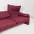 Italian Modern Burgundy Fabric Maralunga Sofa by Vico Magistretti for Cassina, 1970s For Sale - Image 6 of 14