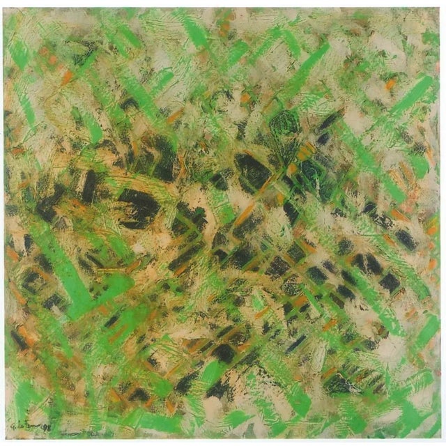 Abstract Expression is an original artwork realized by Giorgio Lo Fermo in 1998. Oil on canvas and marble dust. The...