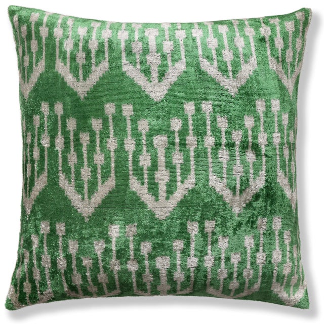 "This 20x20 inch (50x50 cm) luxury decorative pillow is a refined expression of artisan craftsmanship and modern organic...