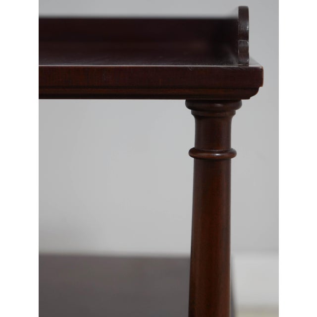 Wood Baker Mahogany 1 Drawer Library End Table For Sale - Image 7 of 18