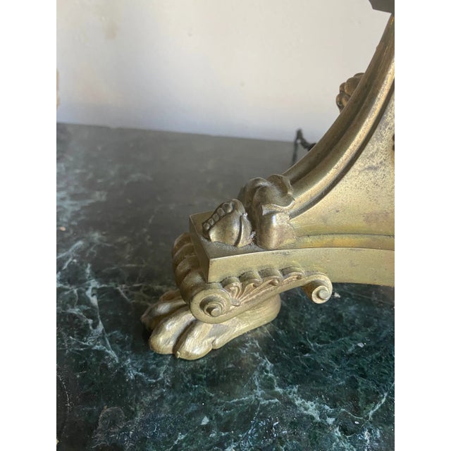 Early 19th Century George IV 'Cluster-Column' Bronze Lamp For Sale In Boston - Image 6 of 8