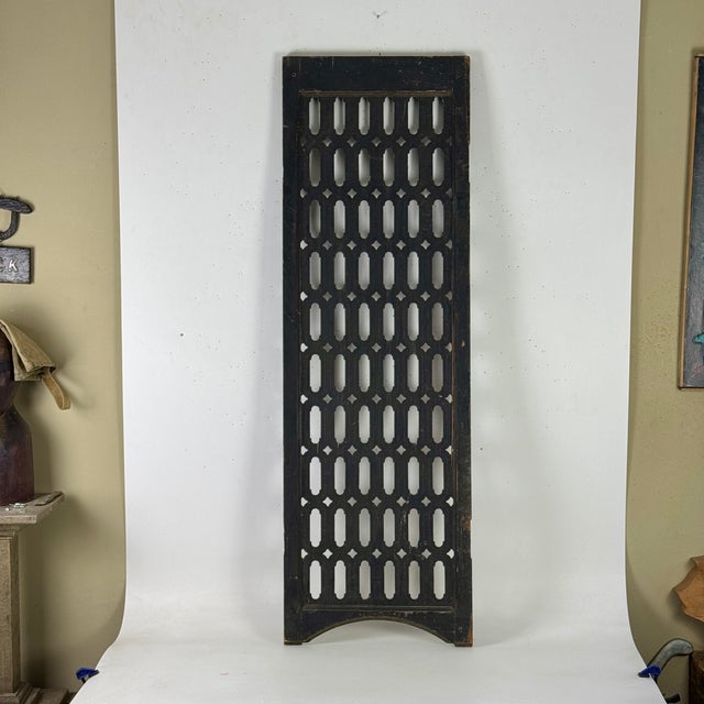 Mid 20th Century Architectural Salvage Tall & Narrow Wood Shutter in ...