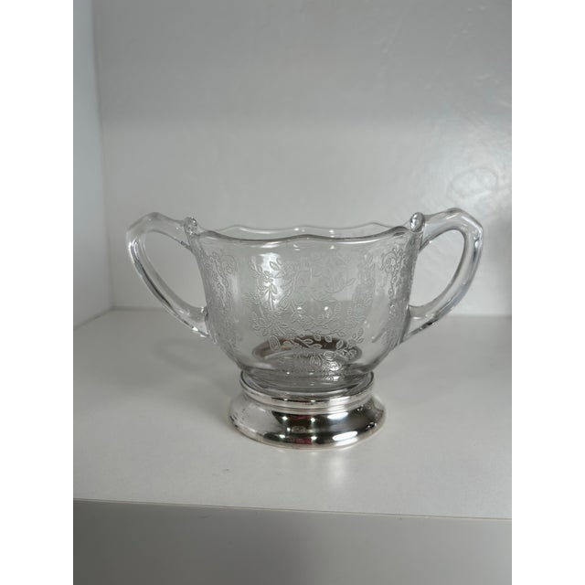 Creamer is in excellent condition and sits 3 3/4 inches tall Height: 3 3/4 in Blown Glass Crafted In United States...