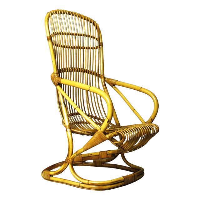 Italian Bamboo Chairs, 1960s For Sale
