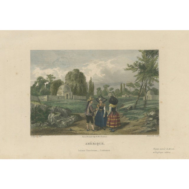 Mandarou, Quechua Indigenous Costumes, 1843, Print For Sale