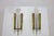 Metal Pair of Italian Wall Sconces in Brass and Lucite, 1960s For Sale - Image 7 of 8