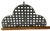 Black Pair of Antique French Hand-Forged Wrought Iron Wall Shelves Brackets With Scalloped Lattice For Sale - Image 8 of 10