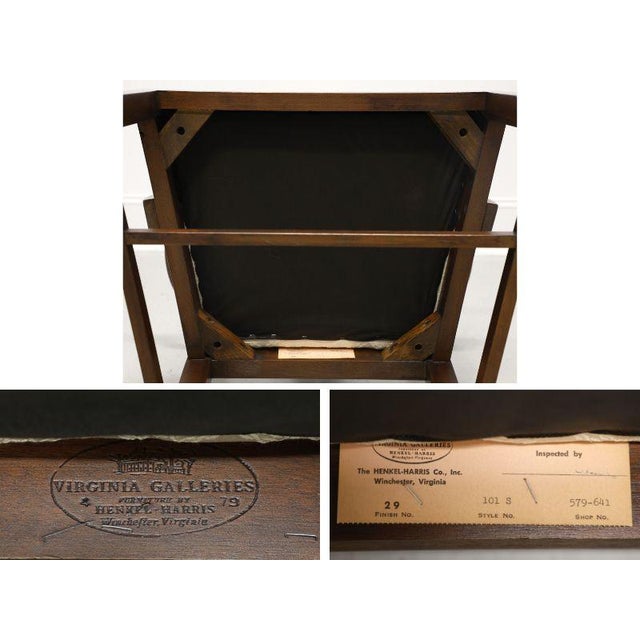 Henkel Harris 101a 29 Mahogany Chippendale Dining Armchairs - Pair For Sale - Image 11 of 12