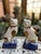 Adorable pair of Staffordshire Cat Figurines. Unlike many such Figurines that only had accents of gilt with typically...